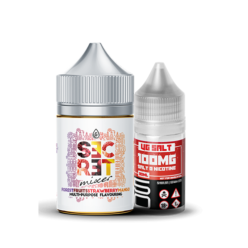 SECRET MIXER NIC SALT/MTL FLAVOR SHOTS (60ML)