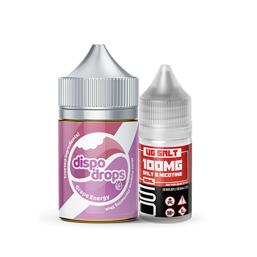 DISPO DROPS NIC SALT / MTL FLAVOR SHOTS (60ML)