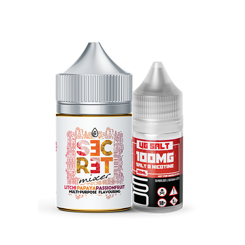 SECRET MIXER NIC SALT/MTL FLAVOR SHOTS (60ML)