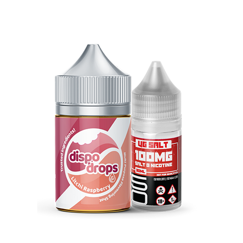 DISPO DROPS NIC SALT / MTL FLAVOR SHOTS (60ML)