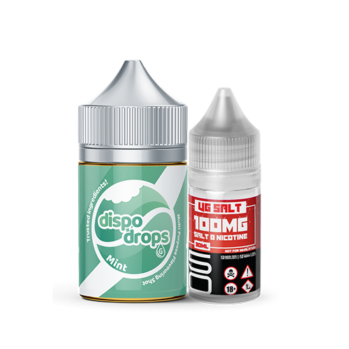 DISPO DROPS NIC SALT / MTL FLAVOR SHOTS (60ML)