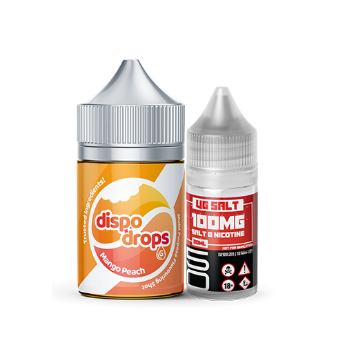 DISPO DROPS NIC SALT / MTL FLAVOR SHOTS (60ML)