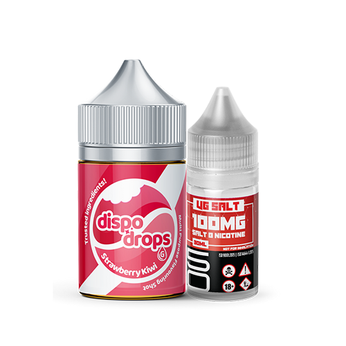 DISPO DROPS NIC SALT / MTL FLAVOR SHOTS (60ML)