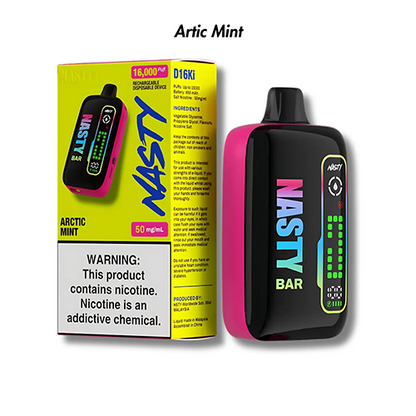 NASTY BAR D16KI 16 000 PUFF DISPOSABLE VAPES