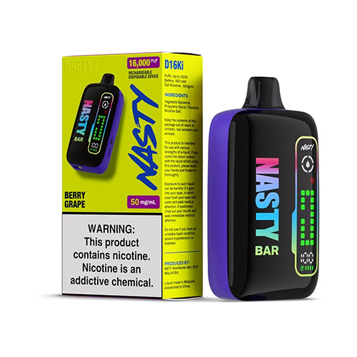 NASTY BAR D16KI 16 000 PUFF DISPOSABLE VAPES