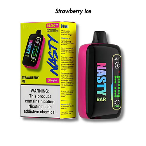 NASTY BAR D16KI 16 000 PUFF DISPOSABLE VAPES