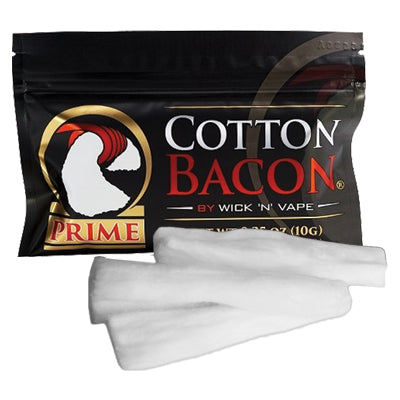 WICK 'N' VAPE ORGANIC COTTON BACON PRIME