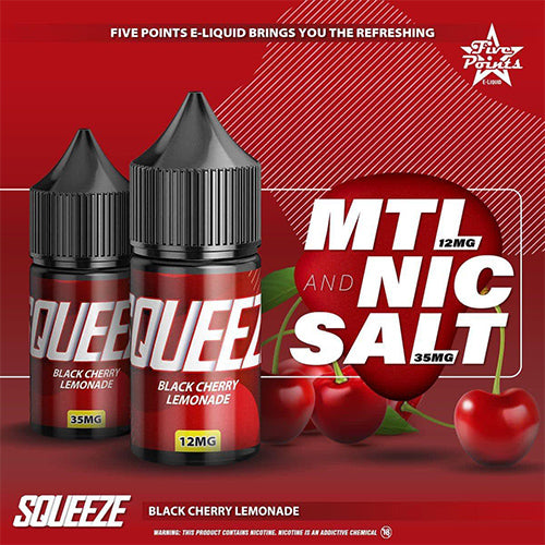 SQUEEZE E LIQUID NIC SALT/MTL SHOTS