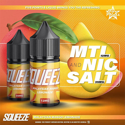 SQUEEZE E LIQUID NIC SALTS