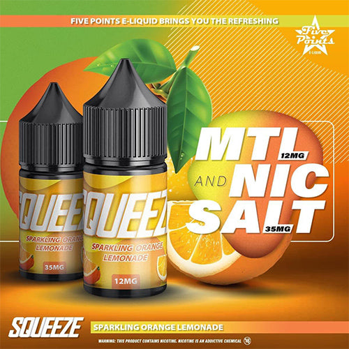 SQUEEZE E LIQUID NIC SALTS