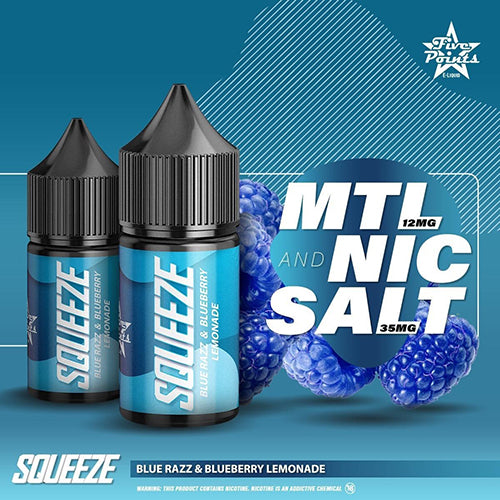 SQUEEZE E LIQUID NIC SALTS