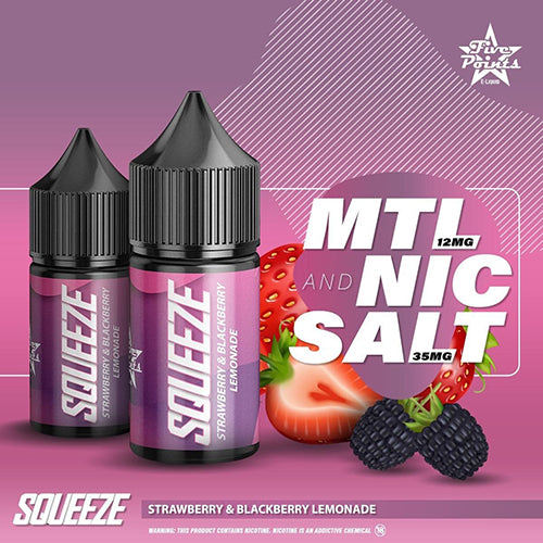 SQUEEZE E LIQUID NIC SALTS